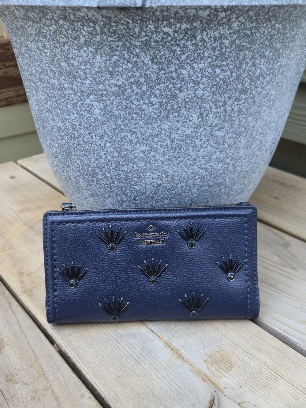 Kate Spade Embellushed Leather Wallet